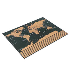 Harta lumii razuibila limba engleza drapeluri 82x59 cm multicolora