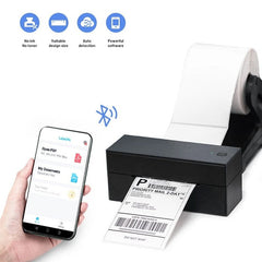 Imprimanta termica bluetooth printare 108 mm android si ios usb suport hartie inclus