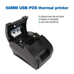 Imprimanta Termica Pos Portabila 58 mm 203 dpi USB
