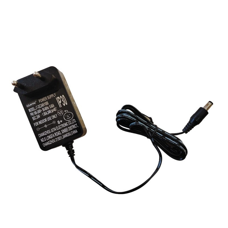 Incarcator masinute electrice 24v 1000 ma cablu 190 cm ip30 negru