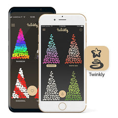 Instalatie Smart Twinkly 100 Led-uri rgb control Smartphone prin Wi-fi Bluetooth