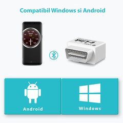 Interfata Diagnoza Auto OBD ii 16 pini Bluetooth compatibil Android PC