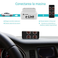Interfata Diagnoza Auto OBD ii 16 pini Bluetooth compatibil Android PC