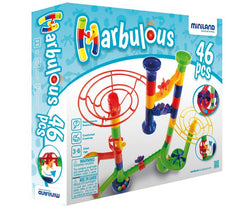 Joc Abilitati de coordonare ochi-mana Rolercoaster Marbulous cu 46 de piese Miniland