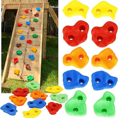 Joc alpinism set 10 pietre pentru catarat diferite forme colorate accesorii montare incluse