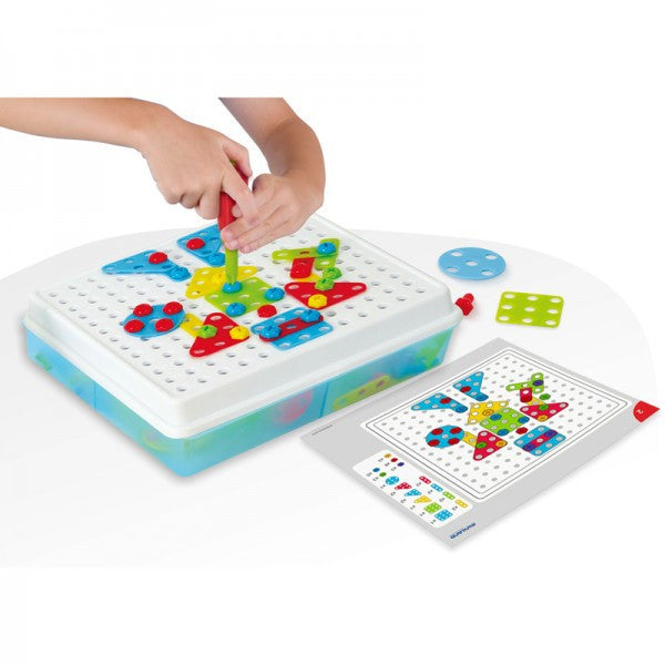 Joc constructii Mosaic Art  cu 180 de piese Miniland