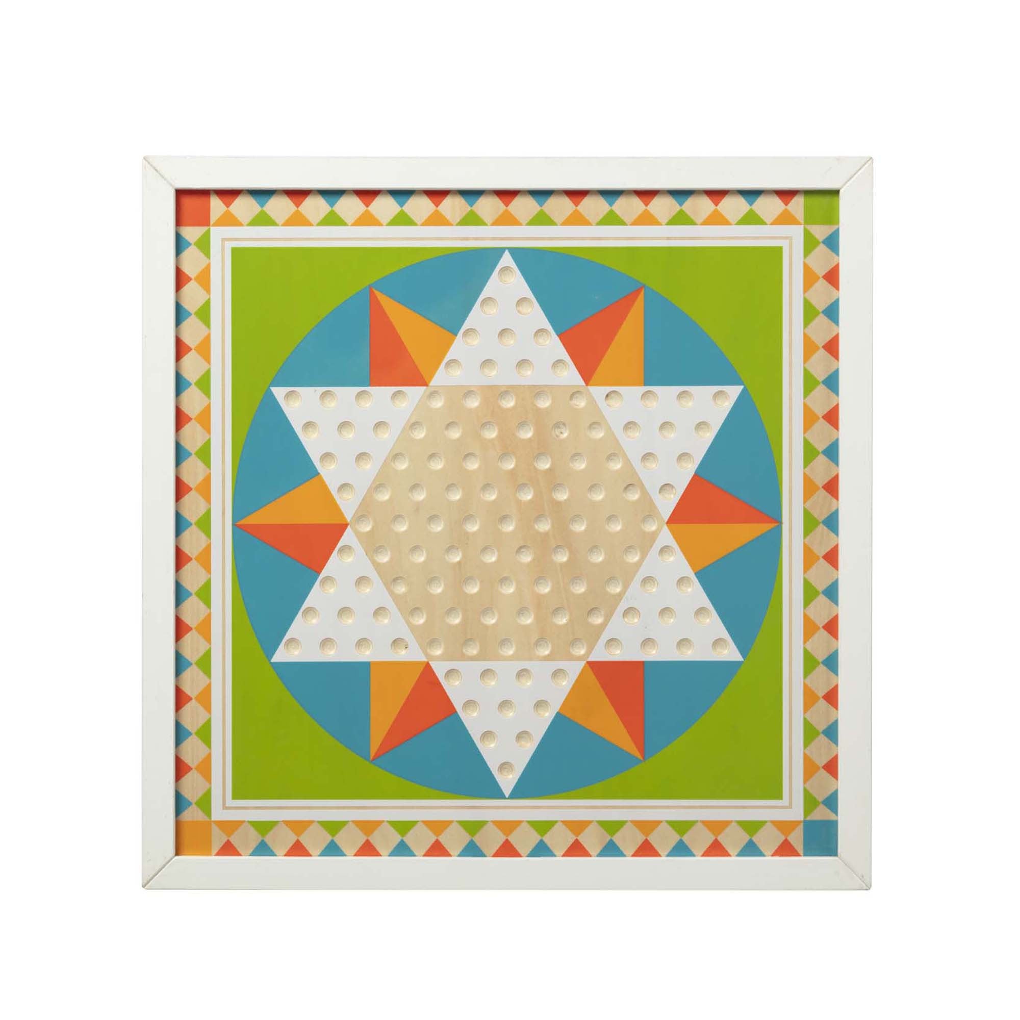 Joc de societate 2 in 1 Solitaire si Sah chinezesc - Melissa & Doug