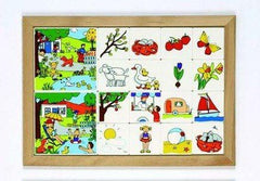 Joc educativ pentru gradinita Loto anotimpuri  Primavara-Vara - Educo