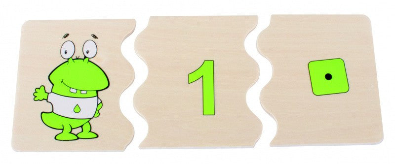 Joc Puzzle Cognito Recunoaste Numerele - Beleduc