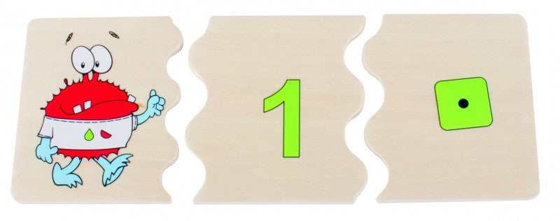 Joc Puzzle Cognito Recunoaste Numerele - Beleduc