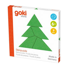 Joc puzzle IQ game din piatra Christmas Tree