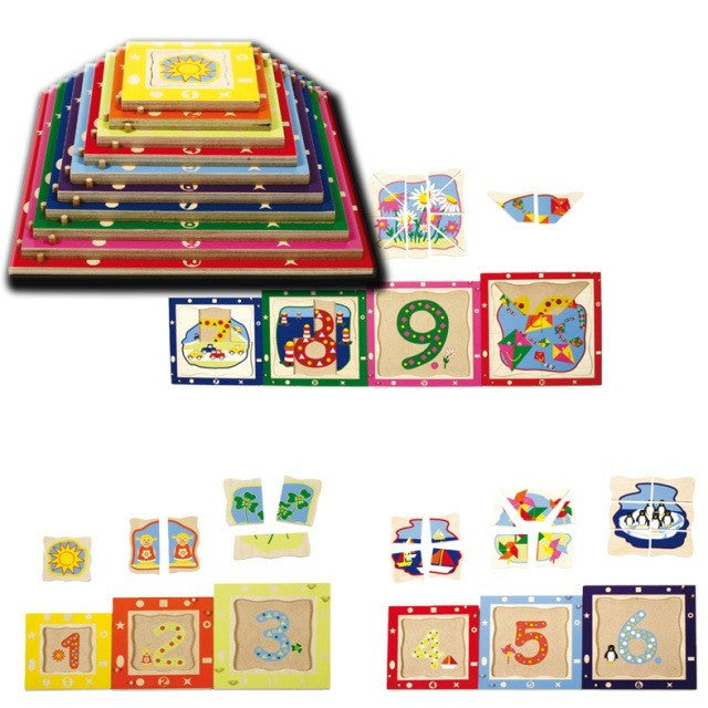Joc puzzle Piramidi- Beleduc