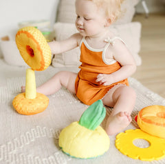 Jucarie bebe Ananas de stivuit