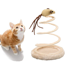Jucarie interactiva pentru Pisici model Mouse 15x23cm