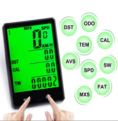 Kilometraj Wireless pentru Bicicleta 15 functii Display Led monitorizare Calorii