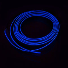 Kit el wire pentru imbracaminte si efecte speciale culoare drop-down albastru