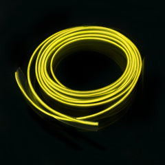 Kit el wire pentru imbracaminte si efecte speciale culoare drop-down galben