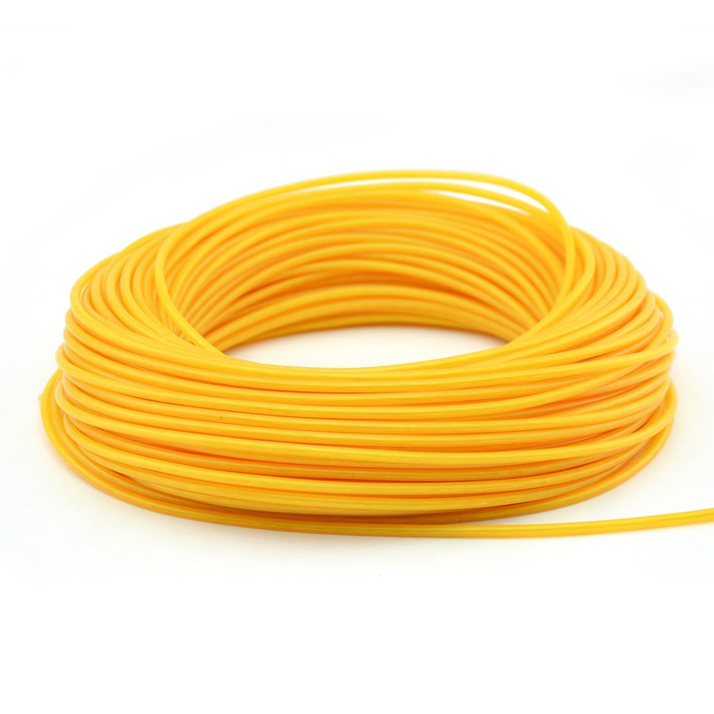 Kit fir luminos el wire pentru tuning roti bicicleta lungime 4 m invertoare incluse culoare galben