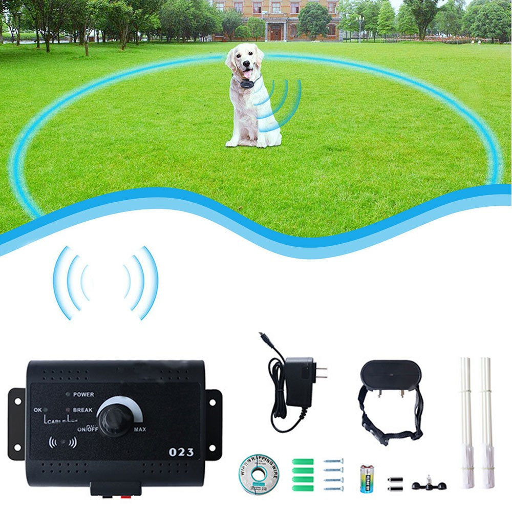 Kit gard Electric pentru Caini si Zgarda cu semnal sonor 300 m