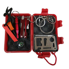 Kit supravietuire multifunctional 6 piese camping drumetii munte trusa depozitare