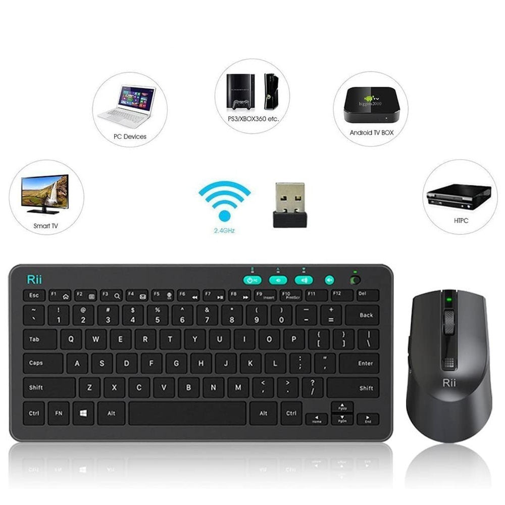 Kit tastatura si mouse wireless ultra-slim dpi 3200 3 butoane programabilerii