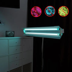 Lampa bactericida UVC Portabila orientabila stativ telescopic 100-190 cm reflector 60 mp