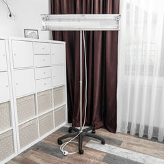 Lampa bactericida UVC Portabila orientabila stativ telescopic 100-190 cm reflector 60 mp