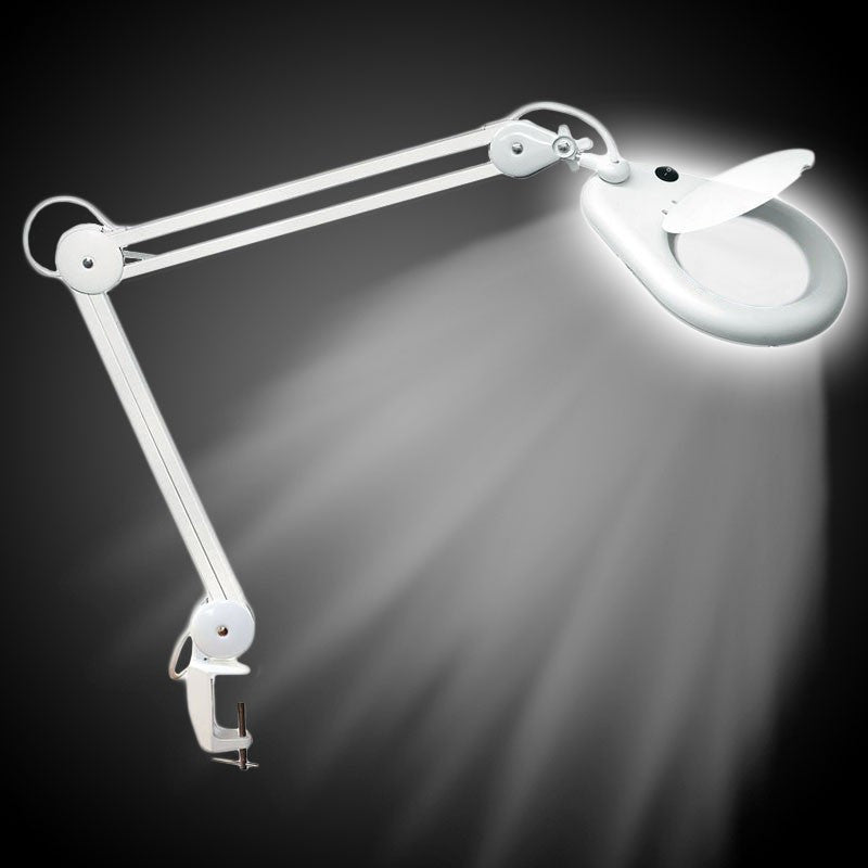 Lampa de Masa reglabila cu Lupa 3 Dioptrii Home 22W