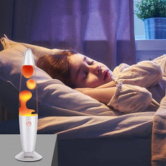 Lampa decorativa Lava Orange 30W, inaltime 41 cm Procart