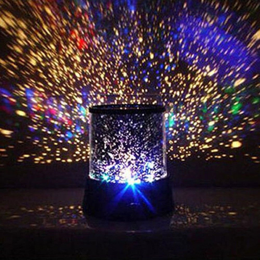 Lampa proiector Led rgb efect Cer Instelat 2 moduri iluminare