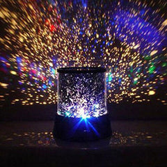 Lampa proiector Led rgb efect Cer Instelat 2 moduri iluminare
