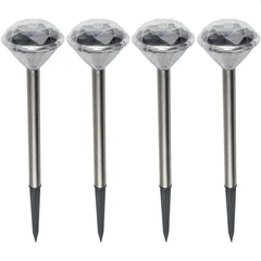 Lampa Solara LED Cristal tip tarus set 4 bucati Home