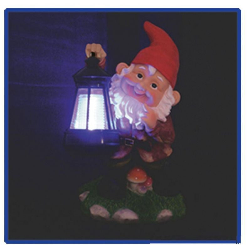 Lampa solara Pitic cu Felinar pentru curte iluminare Multicolora