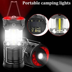 Lampa Turistica LED 3in1 extensibila 4 moduri ideala cort camping rulota pescuit