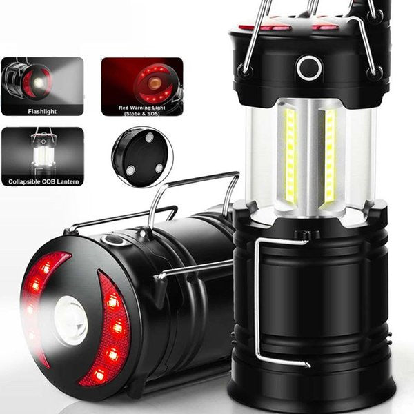 Lampa Turistica LED 3in1 extensibila 4 moduri ideala cort camping rulota pescuit