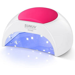 Lampa unghii profesionala uv led 48w duala timer senzor miscare detasare magnetica