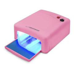Lampa uv pentru unghii 36w temporizator esperanza culoare drop-down roz