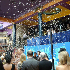 Lansator electric pentru tun de confetti telecomanda alimentare retea