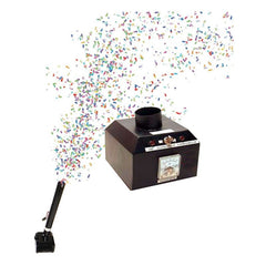 Lansator electric pentru tun de confetti telecomanda alimentare retea