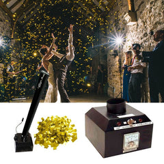 Lansator electric pentru tun de confetti telecomanda alimentare retea