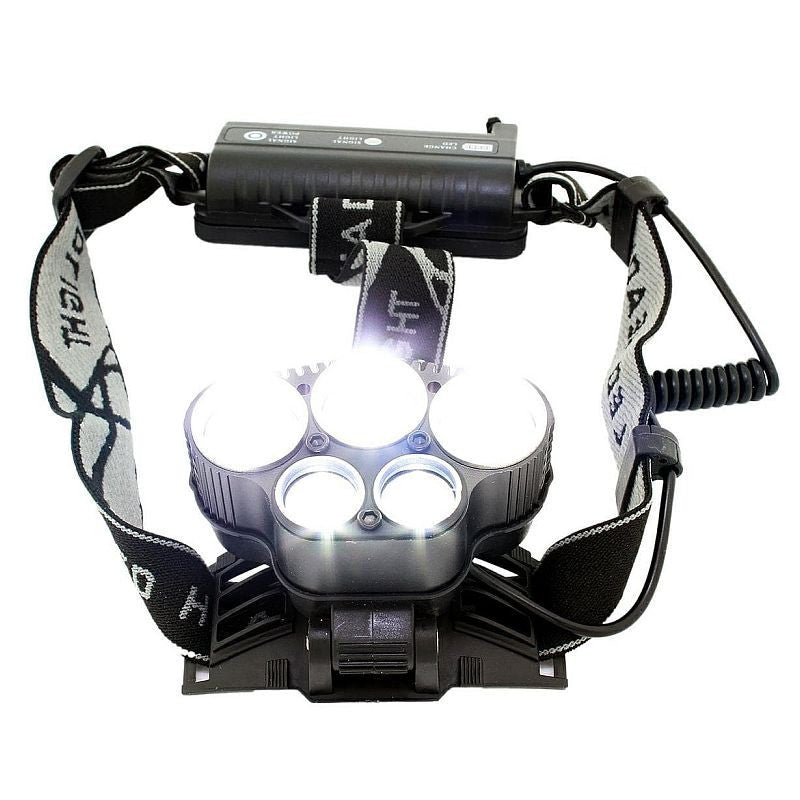 Lanterna de cap frontala led creexxml reincarcabila usb 6 moduri iluminare 5000 lm ipx4 aluminiu