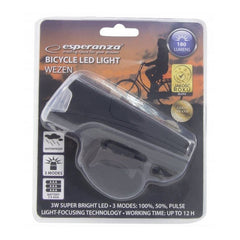 Lanterna LED bicicleta cu 3 moduri iluminare clema fixare ghidon Esperanza