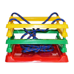 Leagan pentru copii 4 laturi corzi 110 cm multicolor Procart
