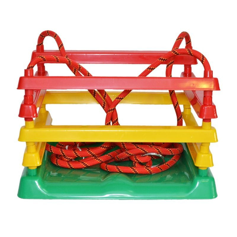 Leagan pentru copii 4 laturi corzi 110 cm multicolor Procart