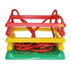 Leagan pentru copii 4 laturi corzi 110 cm multicolor Procart
