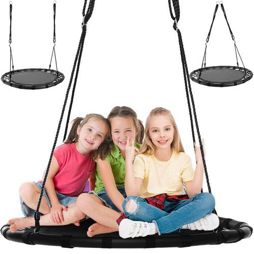 Leagan tip cuib de barza 100 cm negru
