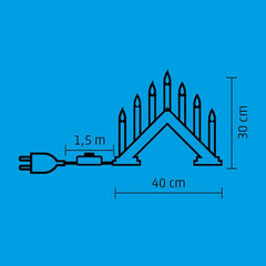 Lumanari Decorative de Craciun becuri tip flacara Home Natur