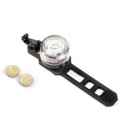 Lumina siguranta bicicleta LED alb alimentare baterii Procart