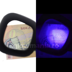 Lupa cu lumina alba si detector valuta
