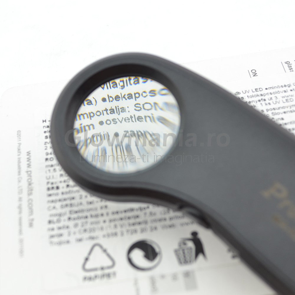 Lupa portabila UV verificator Bancnote
